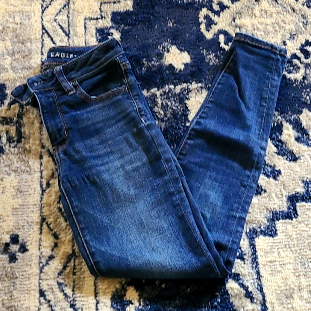 American eagle next level stretch size 0 skinny jeans